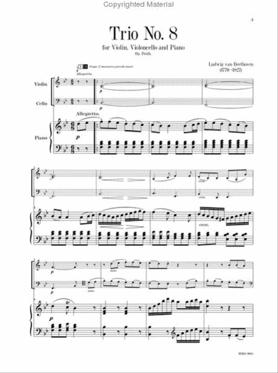 Beethoven - Piano Trios No. 8 and 11 
