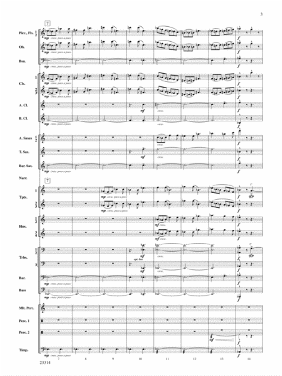 Aesop's Fables: Score Concert Band scores gallery preview page 2