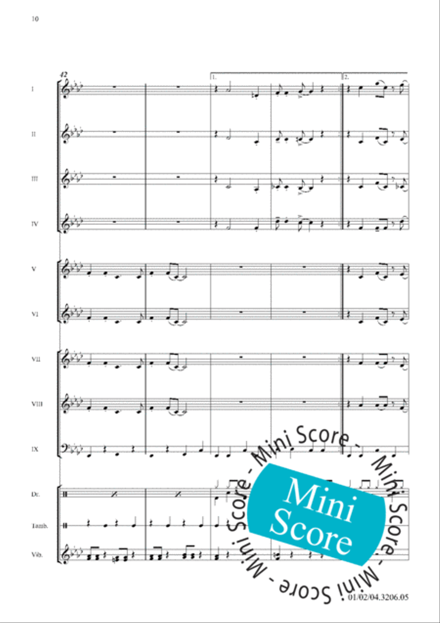 Sing, Sing, Sing Sing, Sing, Sing Brass Band scores gallery preview page 14