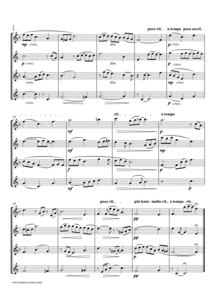 Beautiful Dreamer - Sax Quartet by Stephen Foster Woodwind Quartet - Digital Sheet Music