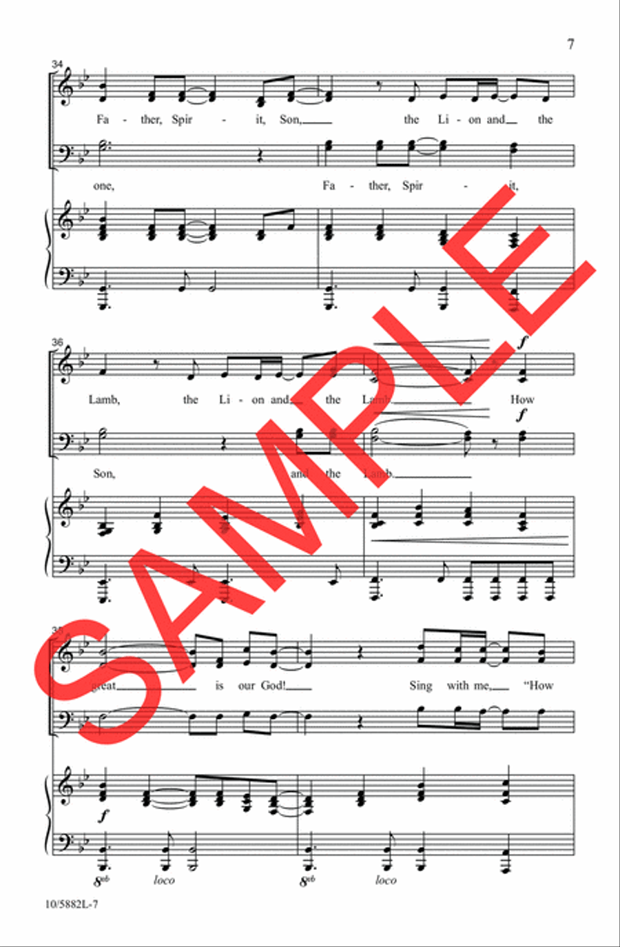 How Great Is Our God How Great Is Our God Choir scores gallery preview page 6