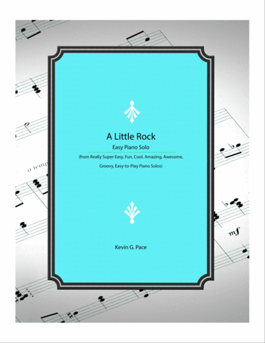 A Little Rock - easy piano solo Easy Piano scores gallery preview page 1