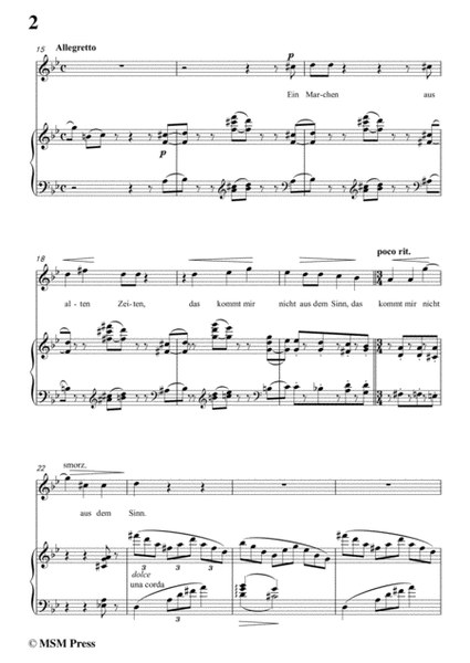 Liszt-Die Lorelei in B flat Major,for Voice and Piano image number null