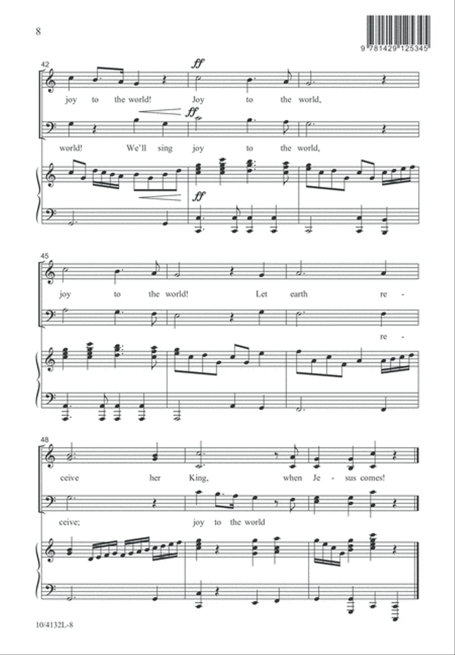 There Will Be Joy 4-Part scores gallery preview page 8