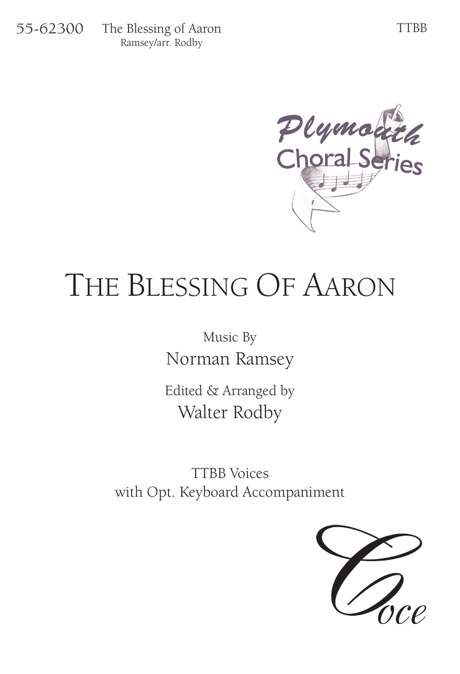 The Blessing Of Aaron The Blessing Of Aaron TTBB scores gallery preview page 1