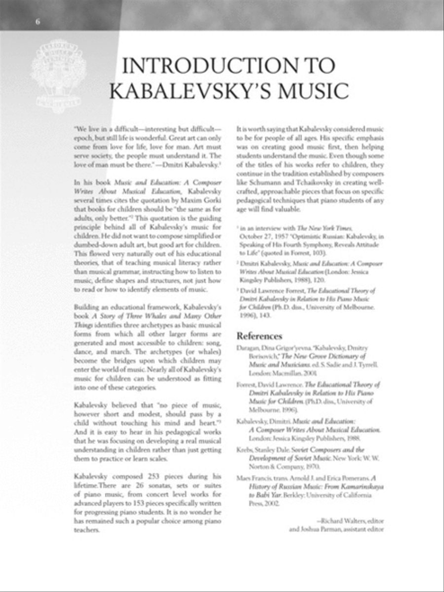 Dmitri Kabalevsky - Selected Piano Pieces Piano Solo scores gallery preview page 4