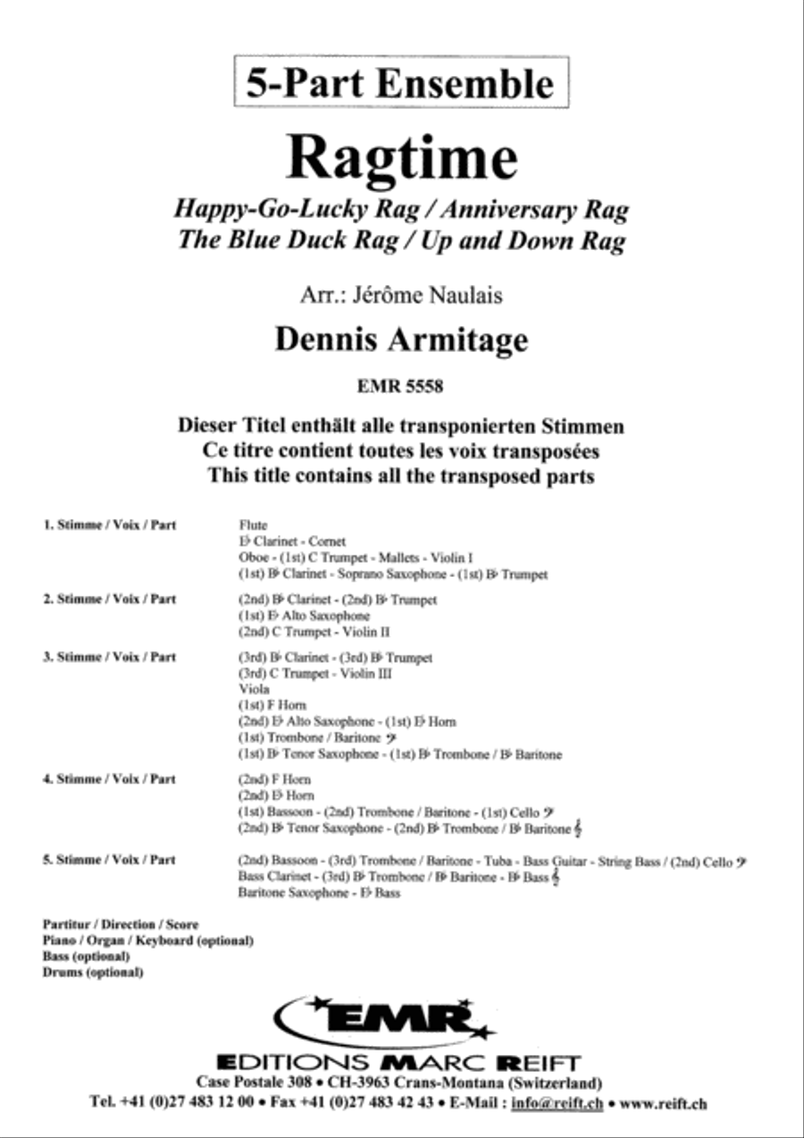 Ragtime Concert Band scores gallery preview page 2