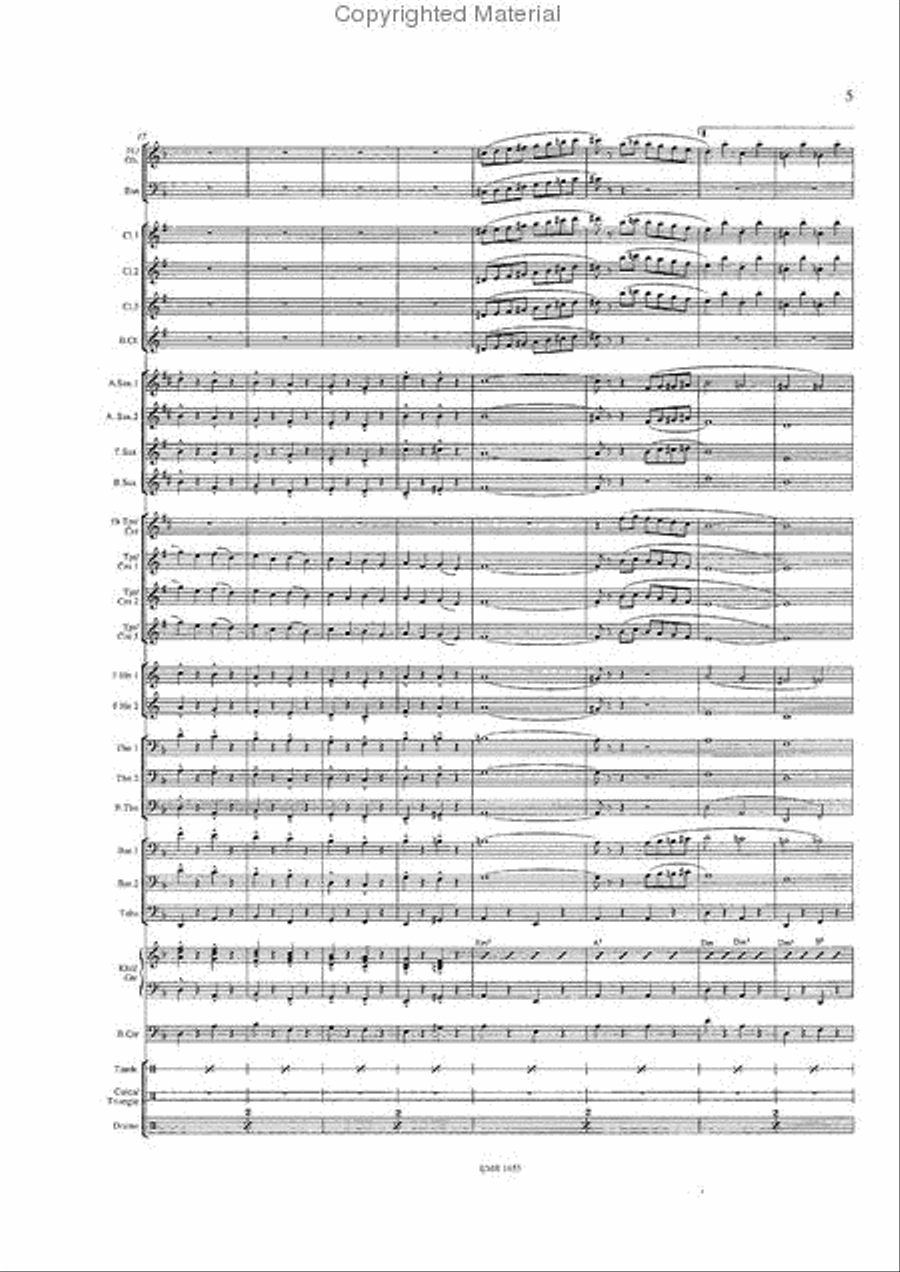 El Cumbanchero Concert Band scores gallery preview page 5