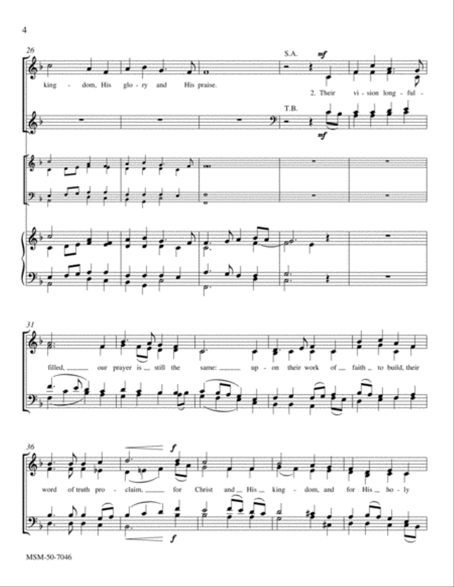 Give Thanks to God on High Choir scores gallery preview page 4
