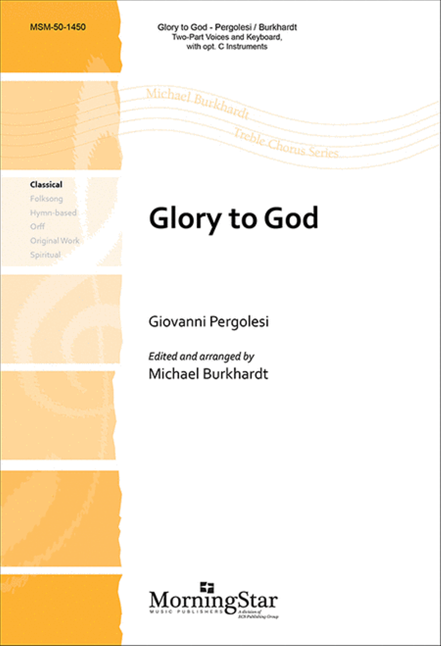 Glory to God (Choral Score)