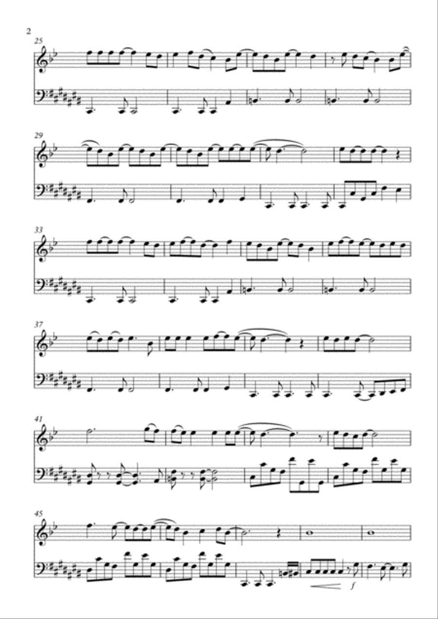 Sweet Child O' Mine Alto Saxophone scores gallery preview page 2