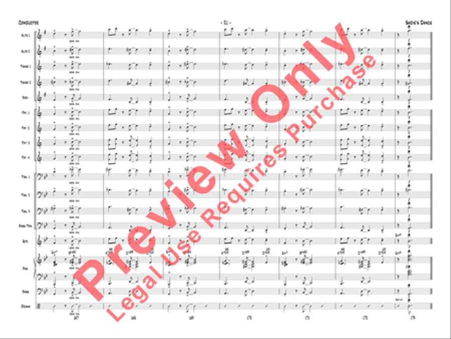 Sadie's Dance Sadie's Dance Jazz Ensemble scores gallery preview page 22