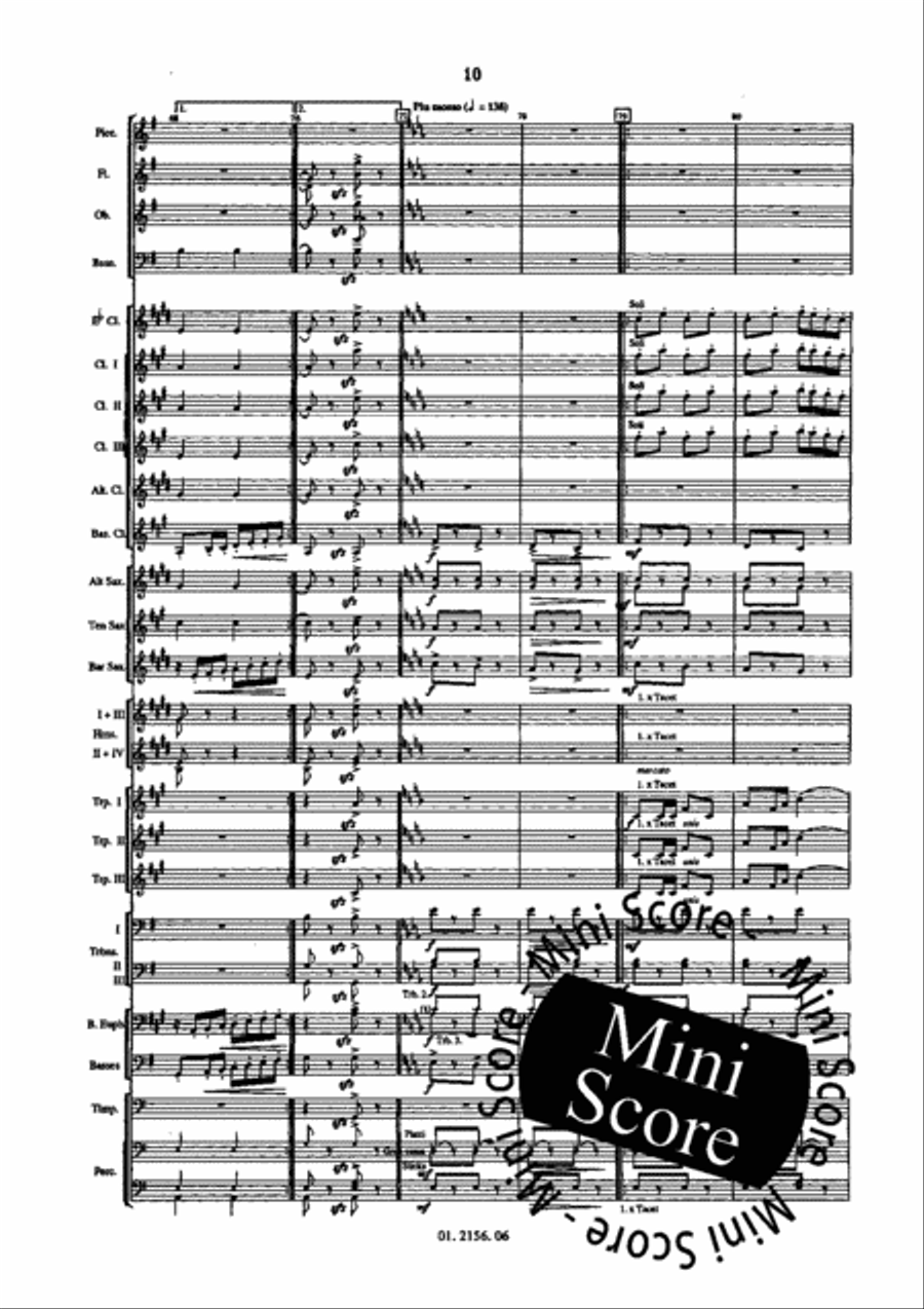 The Rakes Of Mellow The Rakes Of Mellow Concert Band scores gallery preview page 14