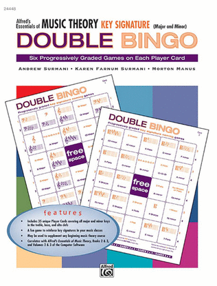 Book cover for Essentials of Music Theory: Key Signature Double Bingo