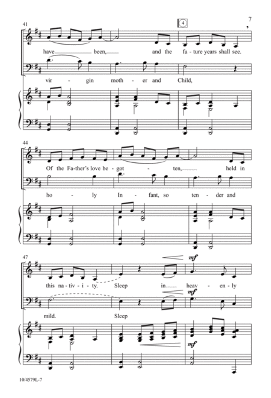 Night of the Father's Love 3-Part scores gallery preview page 8