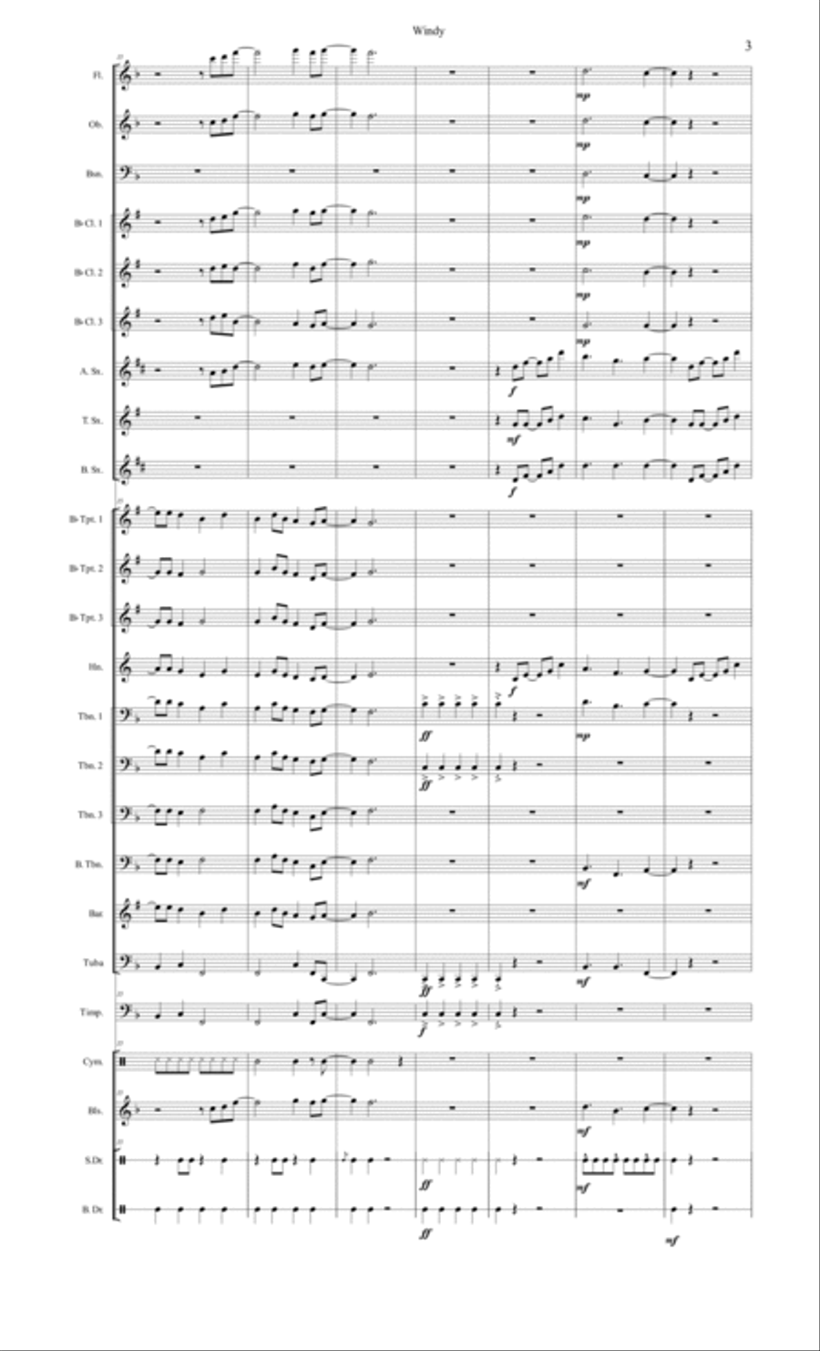 Windy Concert Band scores gallery preview page 5