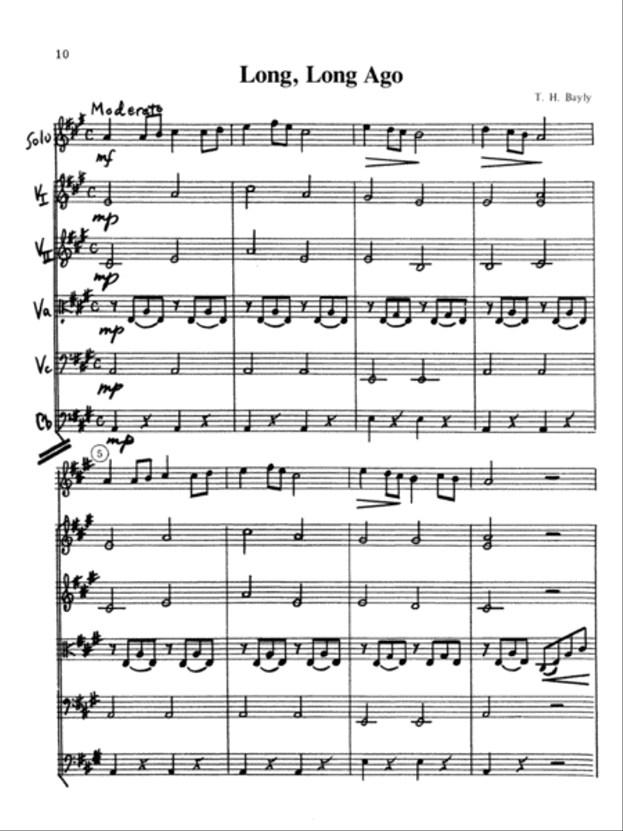 String Orchestra Accompaniments to Solos from Volumes 1 & 2