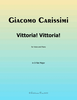 Vittoria! Vittoria! by Carissimi, in D flat Major