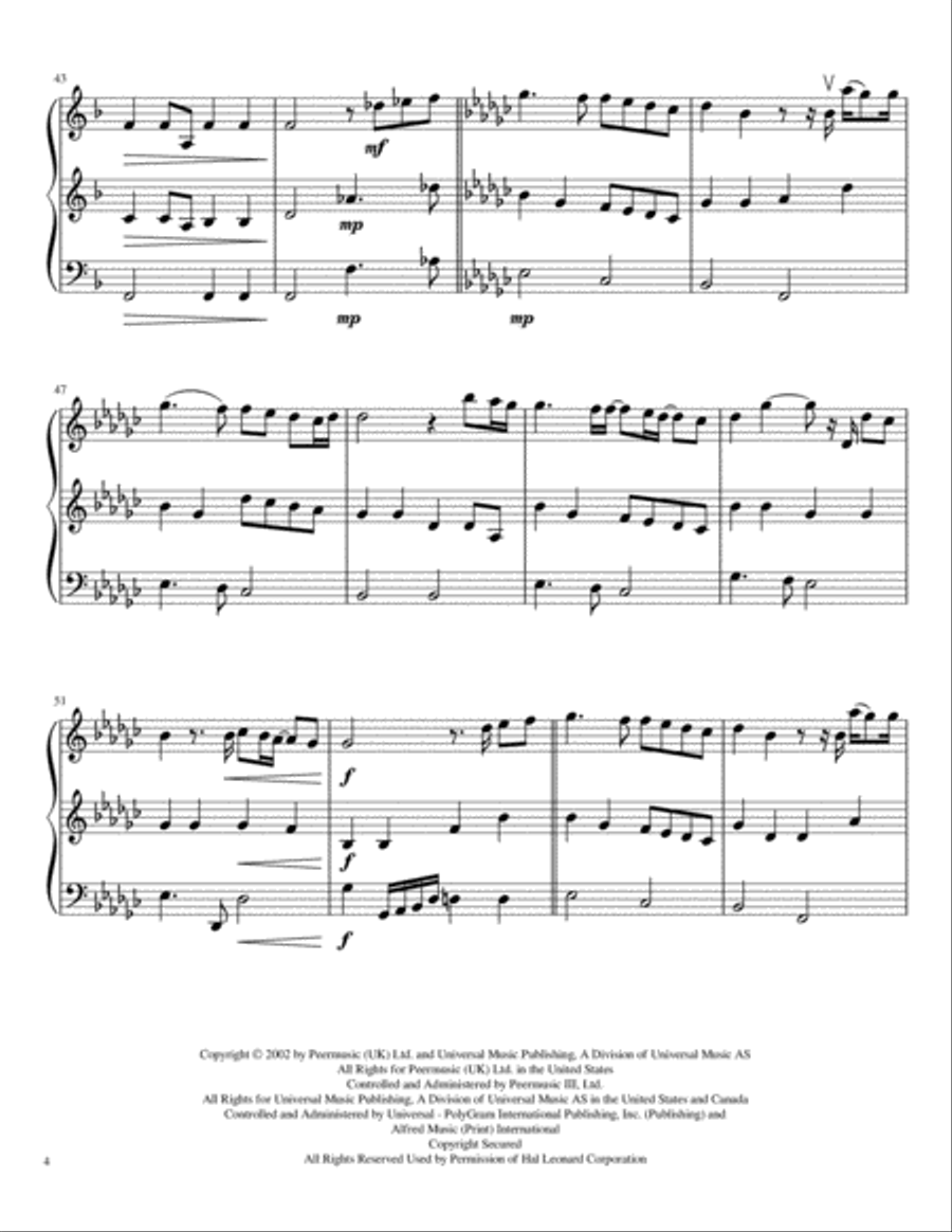 You Raise Me Up You Raise Me Up String Trio scores gallery preview page 5
