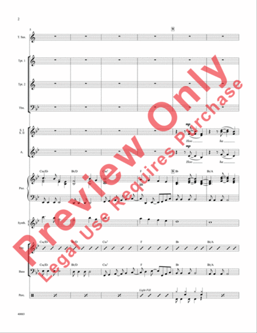 When Will I See You Again Choir scores gallery preview page 3
