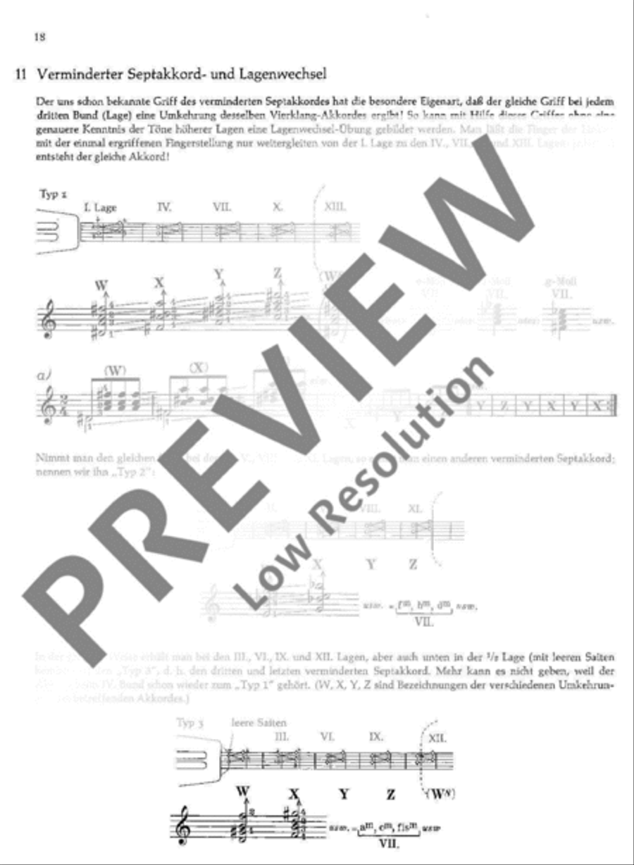 Technical Studies for Guitar Classical Guitar scores gallery preview page 19