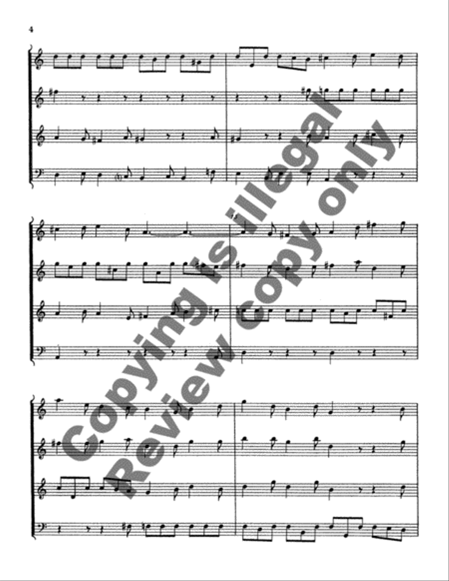 Fughetta on Dies sind die Heil'gen zehn Gebot Recorder scores gallery preview page 7