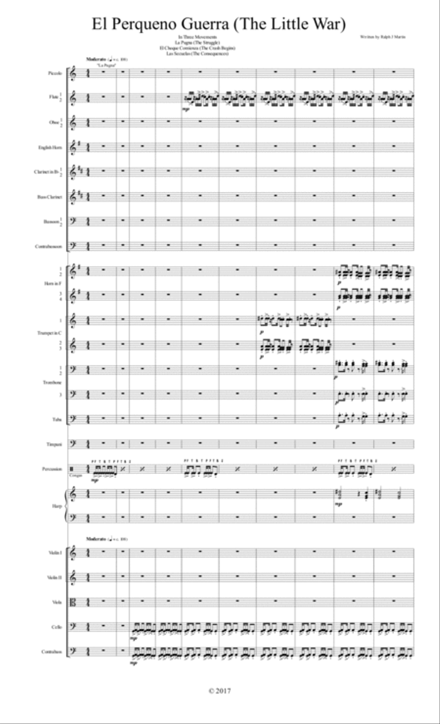 El Perqueno Guerro Full Orchestra scores gallery preview page 2