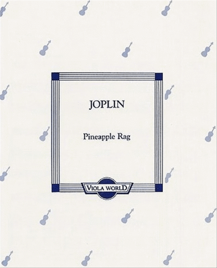 Joplin - Pineapple Rag Viola/Piano Piano Accompaniment scores gallery preview page 1