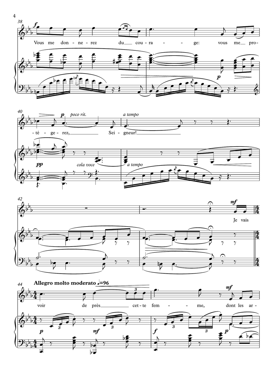 Je dis que rien ne m'épouvante (Micaëla's Aria) - Carmen Soprano Voice scores gallery preview page 5