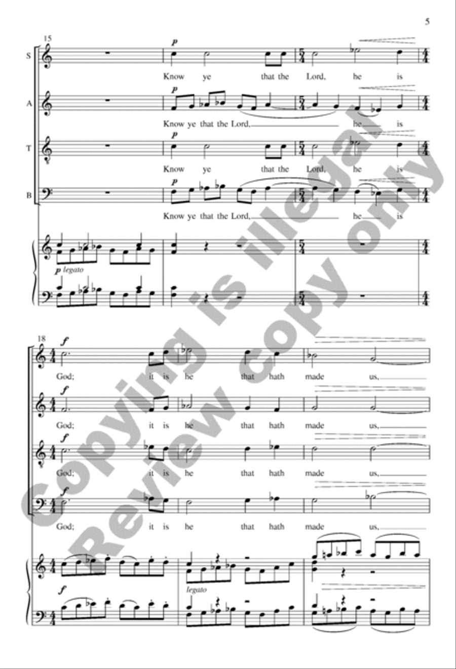 Make a Joyful Noise 4-Part scores gallery preview page 4