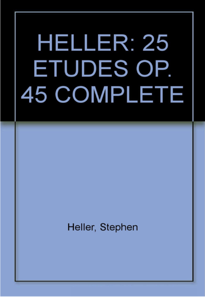 Stephen Heller 25 melodious studies op.45