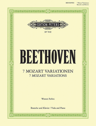 Book cover for 7 Variations on Bei Männern, welche Liebe fühlen (Transcr. for Viola & Piano)