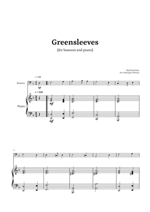 What Child Is This? (Greensleeves) - for bassoon and piano