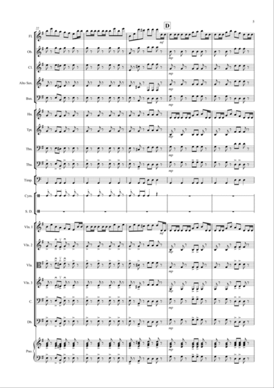 2 Classical Favourites for School Orchestra (volume four) Full Orchestra scores gallery preview page 5