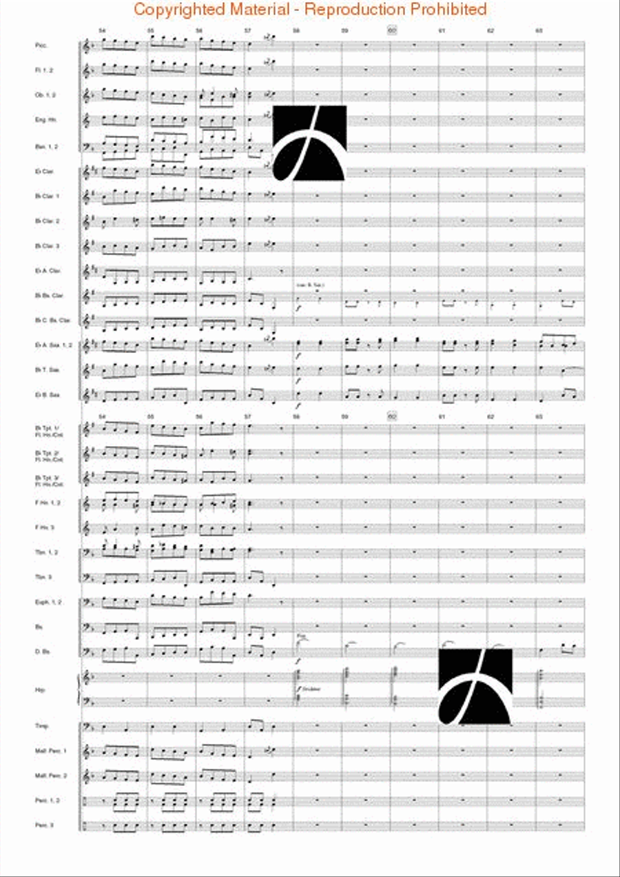 Tanczi Concert Band scores gallery preview page 32