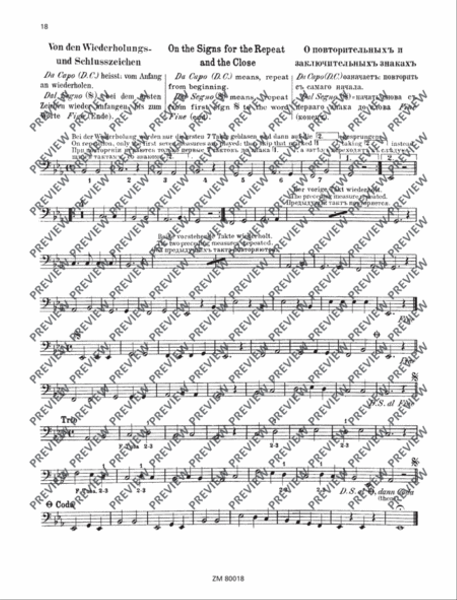 Self-instructor for the tuba in F, E flat (Helicon) Tuba scores gallery preview page 19