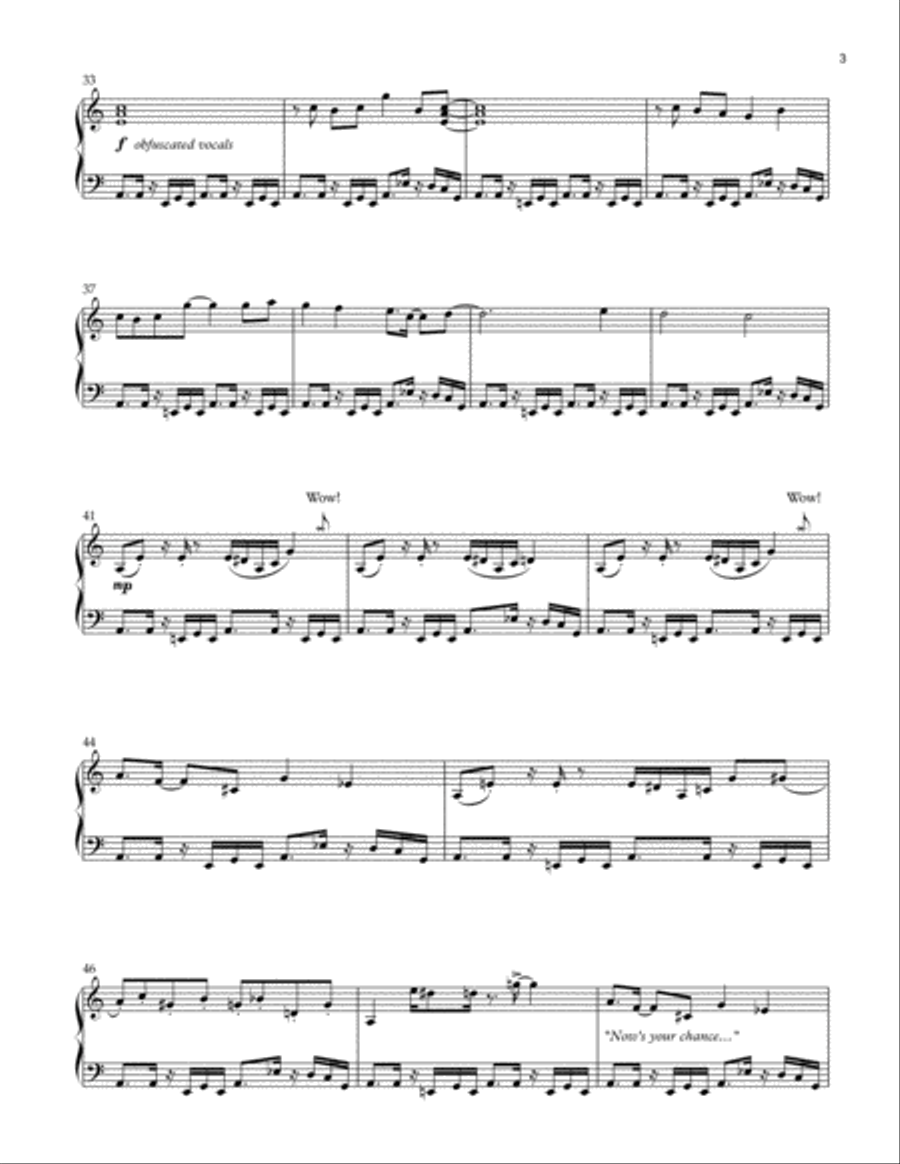 BIG SHOT (DELTARUNE Chapter 2 - Piano Sheet Music) Easy Piano scores gallery preview page 4