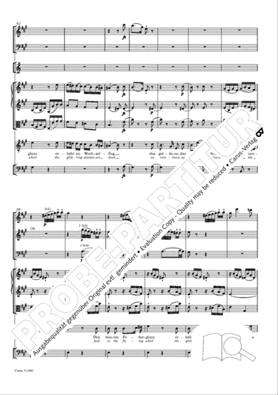 The Creation (Die Schopfung) 4-Part scores gallery preview page 165