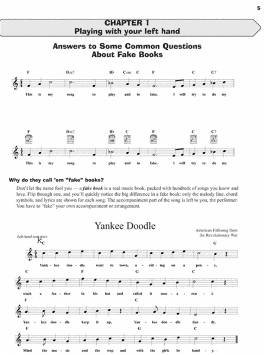 How to Play from a Fake Book Guitar scores gallery preview page 4