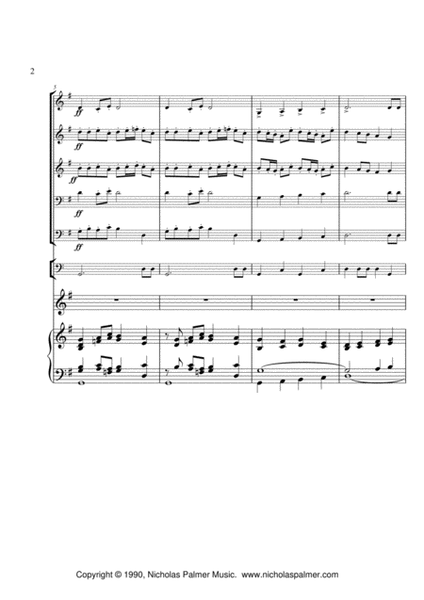 Hymn to Joy (Joyful, joyful / Sing with all the saints in glory) - brass, t