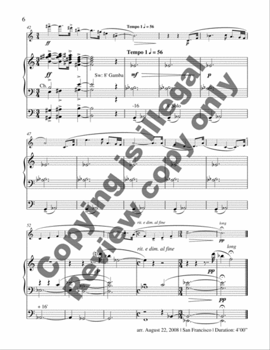 Soliloquy Soliloquy Soprano Saxophone scores gallery preview page 6