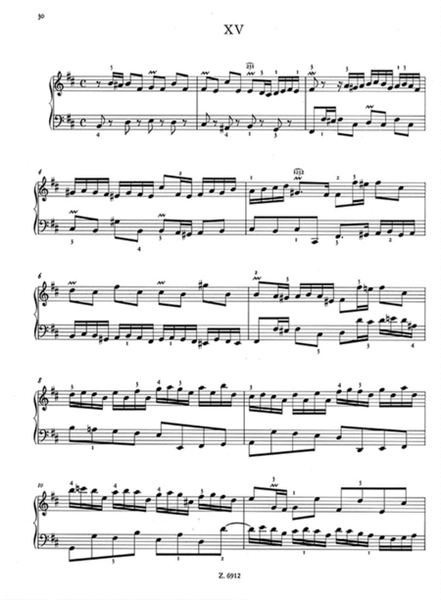 Zweistimmige Inventionen BWV772-786