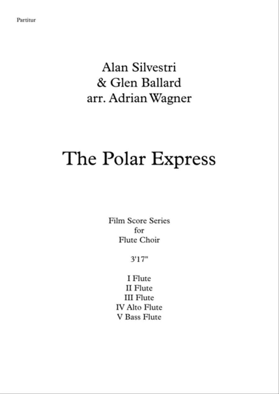 The Polar Express from Warner Bros. Pictures' THE POLAR EXPRESS Flute Choir scores gallery preview page 2