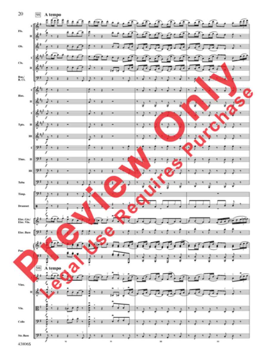 A Mad Russian's Christmas Full Orchestra scores gallery preview page 48