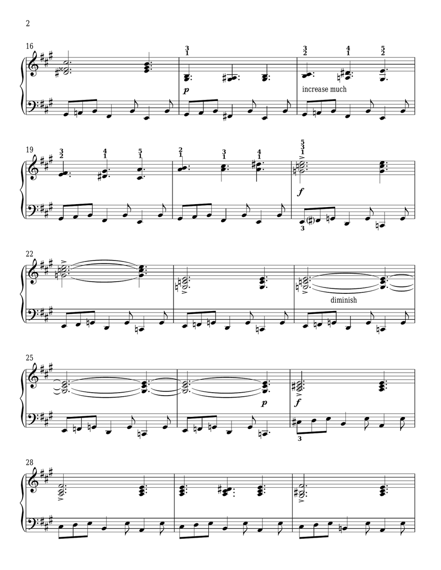 Festive Dance Piano Solo scores gallery preview page 2