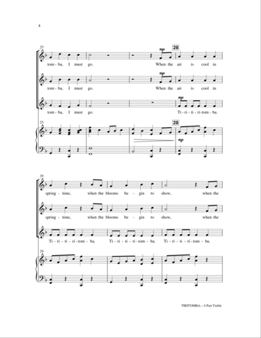 Tiritomba Tiritomba 3-Part scores gallery preview page 4