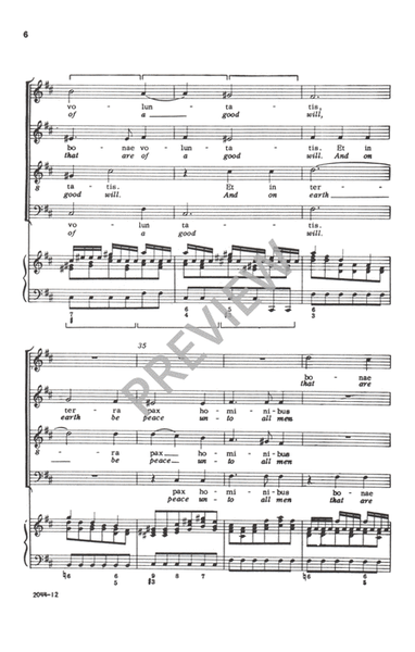 Et In Terra Pax - SATB