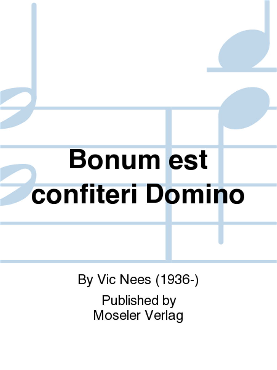 Bonum est confiteri Domino 4-Part scores gallery preview page 1