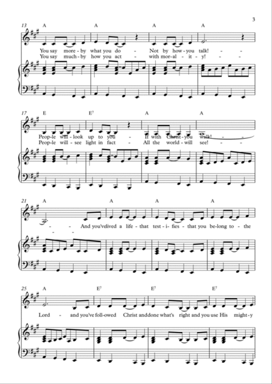 Power Of Testimony Voice scores gallery preview page 3