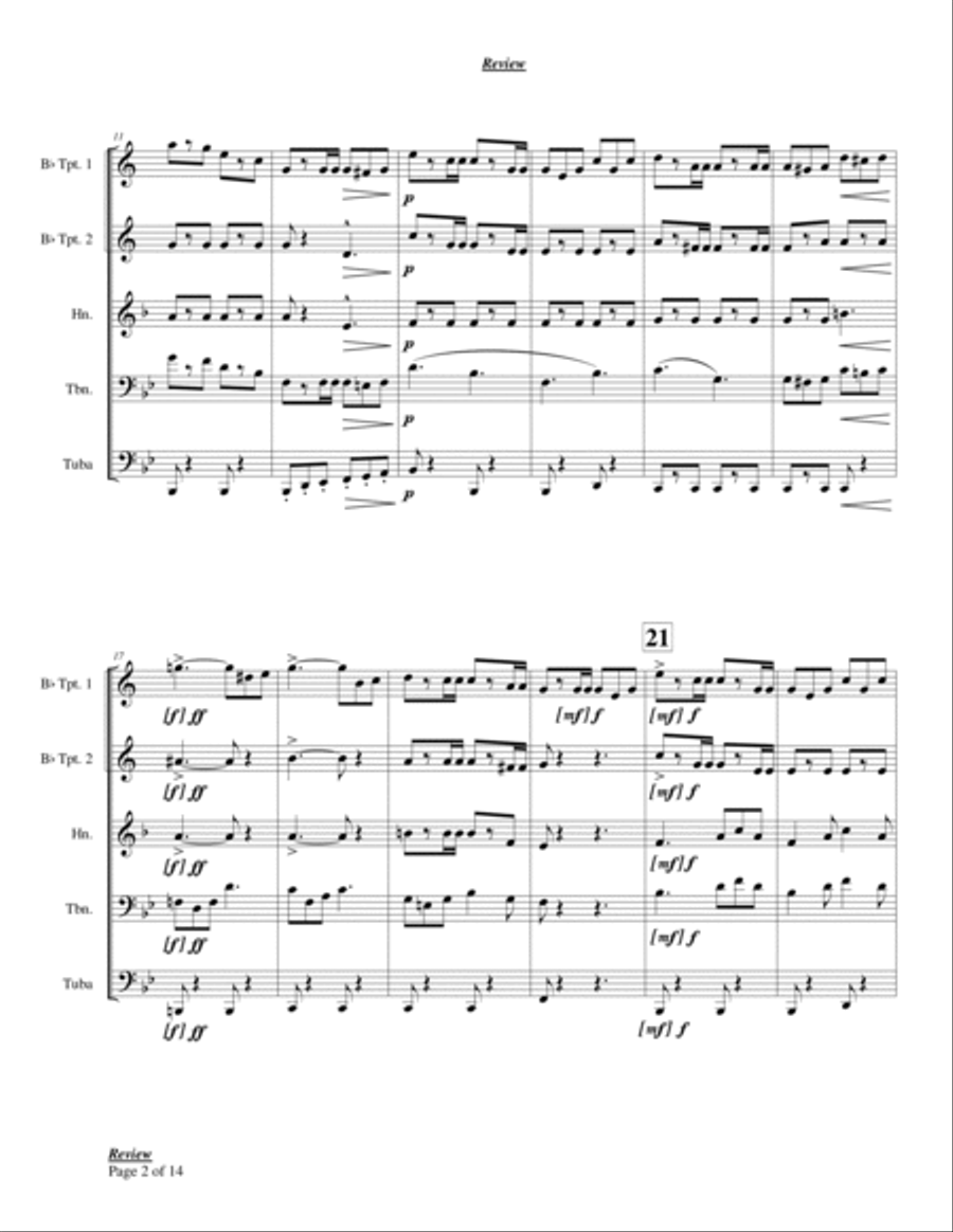Volume 1 - The Complete Marches of John Philip Sousa Chamber Music scores gallery preview page 6